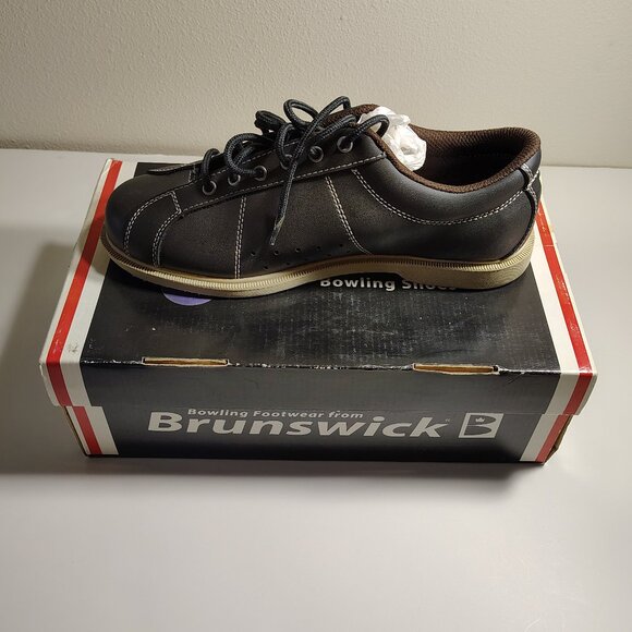 Brunswick Men's Striker Bowling Shoes Charcoal Gray Cushioned Size 8 - Picture 2 of 13